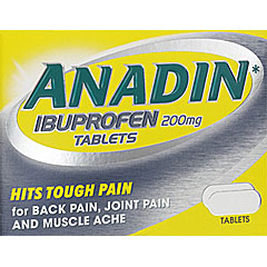 Anadin : Anadin Ibuprofen Tablets 16 - Click Image to Close