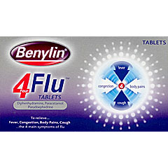 Benylin : Benylin 4 Flu Tablets 24's