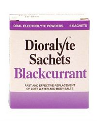 Dioralyte : Dioralyte Sachets 6- Blackcurrant. - Click Image to Close