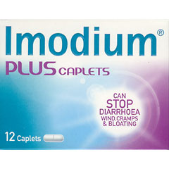 Imodium : Imodium Plus Caplets 6 - Click Image to Close