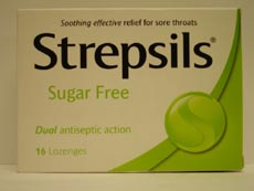 Strepsils : Strepsils Sugar Free Lozengers 16 - Click Image to Close