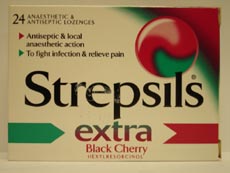 Strepsils : Strepsils Extra Cherry Lozenge 24 - Click Image to Close