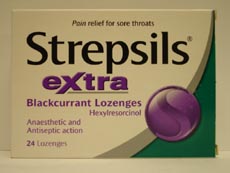 Strepsils : Strepsils Extra Blackcurrant L 24 - Click Image to Close