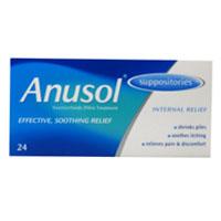 Pfizer : Anusol Suppositories (large) 24 - Click Image to Close