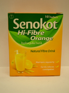 Senokot : Senokot High Fibre Orange Sach 10