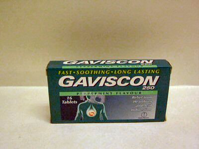 Gaviscon : Gaviscon Lemon Tablets 16 - Click Image to Close