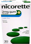 Nicorette : Nicorette Gum 2mg Fresh Mint G 30 - Click Image to Close