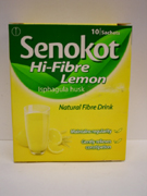 Senokot : Senokot High Fibre Lemon Sachet 10