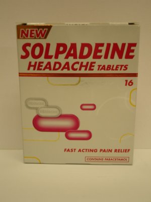 Solpadine : Solpadine Headache Tablets Tab 16 - Click Image to Close