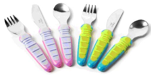 Tommee Tippee : TOMMEE TIPPEE EASY GRIP CUTLERY SET - Click Image to Close